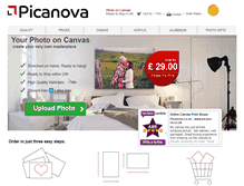 Tablet Screenshot of picanova.co.uk