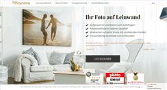 Desktop Screenshot of picanova.de