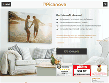 Tablet Screenshot of picanova.de